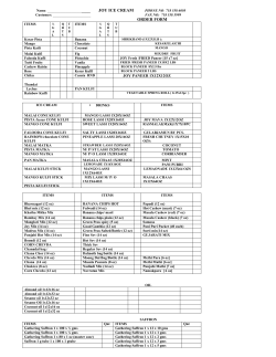 Order Form