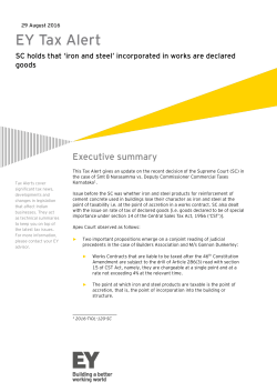 SC holds that `iron and steel` incorporated in works are