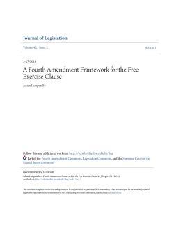 A Fourth Amendment Framework for the Free