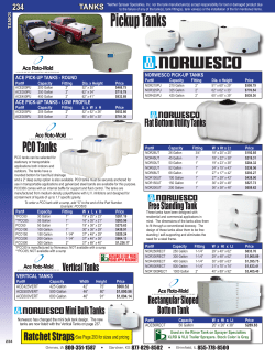 Pickup Tanks - Sprayer Specialties, Inc.