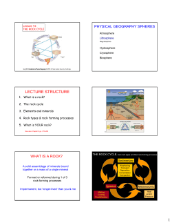 lecture structure - U of L Class Index