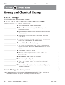 Ch 15 Study Guide