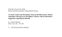 An Earls Land Lease Revisited: Notes on the 8th