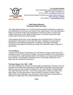 Cattle Raisers Museum Permanent Exhibit Overview