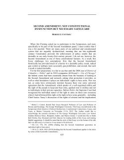 second amendment: not constitutional