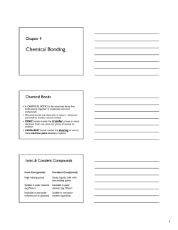 Chemical Bonding - HCC Learning Web