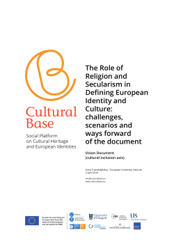 The Role of Religion and Secularism in Defining European Identity