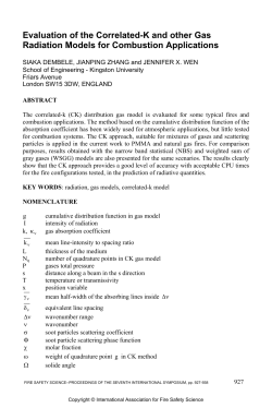 Evaluation of the Correlated-K and other Gas Radiation
