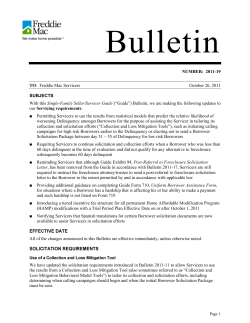 Bulletin 2011-19 - Freddie Mac Home