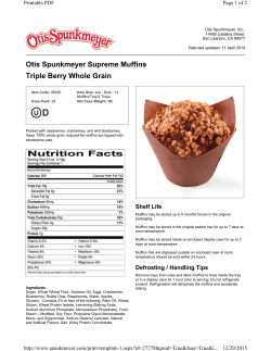 Muffin - Wild Berry