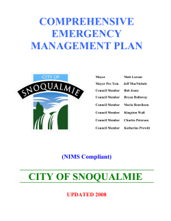 comprehensive emergency management plan