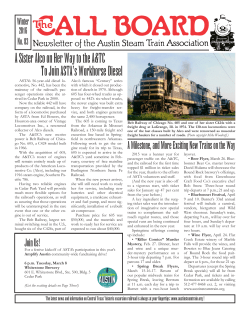 Issue #83 - Austin Steam Train Association