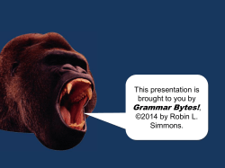 Grammar Bytes! - Trinity Classical School