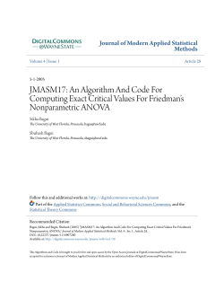 An Algorithm And Code For Computing Exact Critical Values For