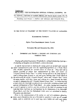 Jewsbury and Brown v. An/drew and Atkinson. and OrmerodBros