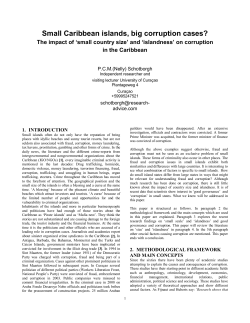 Proceedings Template - WORD - Caribbean Small Island