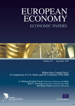 where does capital flow? A comparison of U.S. States and EU
