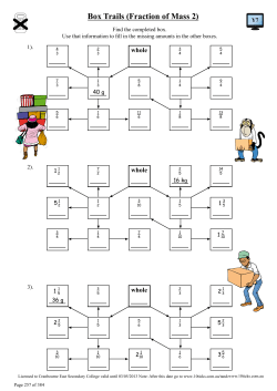 Box Trails (Fraction of Mass 2) L7