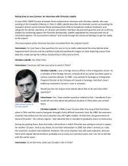Racing time to save Carmen: An interview with Christian Labelle In