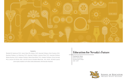 Education for Nevada`s Future