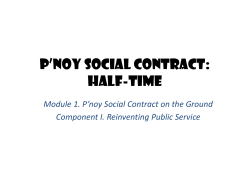 Pnoy Social Contract