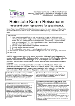 details of Karen Reissmann`s case