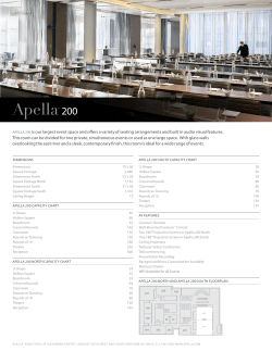 APELLA 200 is our largest event space and offers a variety of