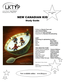 New Cdn Kid SG final - Young People`s Theatre