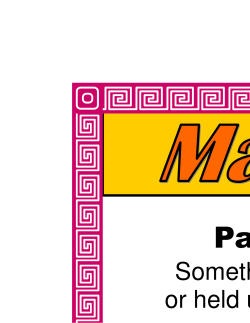 Main Idea Pattern Statement and Visual Tool