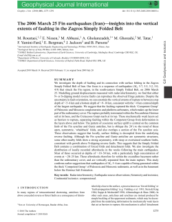 The 2006 March 25 Fin earthquakes (Iran)insights