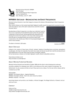 mfr004: erstlaub &ndash; broadcasting on ghost frequencies