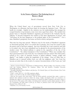 In the Names of Justices: The Enduring Irony of Brown v. Board