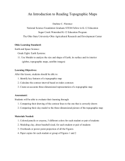 An Introduction to Reading Topographic Maps - OARDC