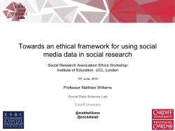 Ethics in social media research