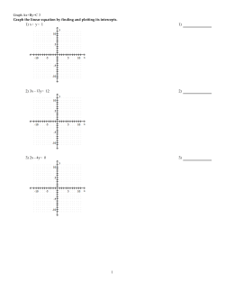 Ax+By=C 3 - Valencia College