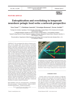 Eutrophication and overfishing in temperate nearshore pelagic food