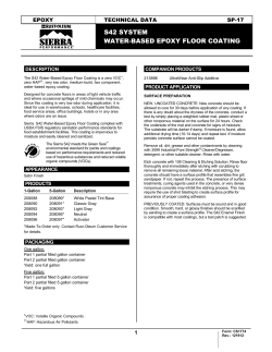 s42 system water-based epoxy floor coating