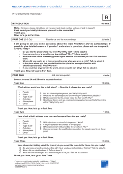 anglick&yacute; jazyk &bull; pracovn&iacute; list b &ndash; zkou&scaron;ej&iacute;c&iacute; soubor vzorov&yacute;ch