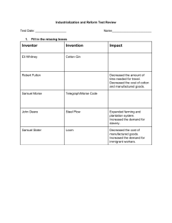 Inventor Invention Impact