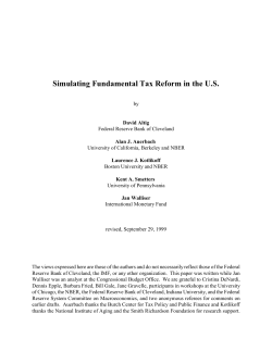 Simulating Fundamental Tax Reform in the US