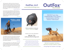 OutFox Brochure - OutFox Field Guard
