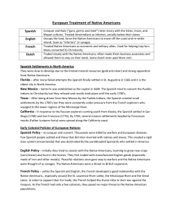 European Treatment of Native Americans