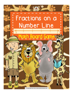 Fractions on a Number Line