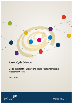 Junior Cycle Science - CurriculumOnline.ie