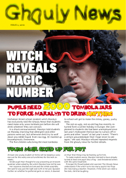 Ghouly News 2 - Nicholson Street Public School