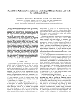Automatic Generation and Clustering of Efficient