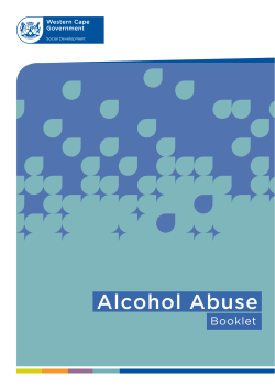 Alcohol Abuse - Western Cape Government