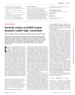 Network science on belief system dynamics under logic constraints