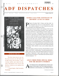 adf dispatches - World bank documents