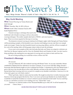 May - Mary Meigs Atwater Weavers Guild